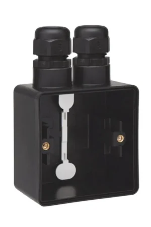 Zeer goed beoordeeld | Niko New Hydro opbouwbak, spwd, zwart, 2x M20 ingang, 1-voudig