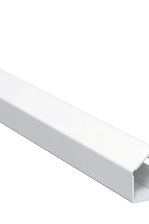 OBO mini kabelgoot, MD12, +kleeffolie en scharnierend deksel, zuiver wit, 12,5 x 12,5 mm, l = 2 m - Voordelig