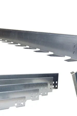 Nidaborder borderrand, type L-shape 80, gegalvaniseerd, 1900 x 50 x 80 mm - Fabrieksprijs