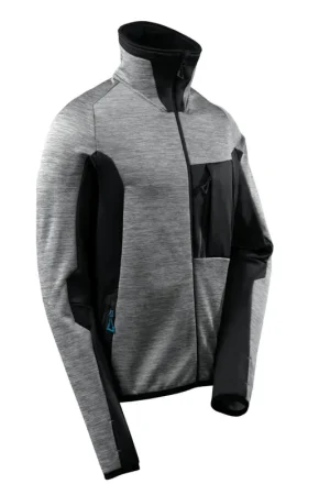 Mascot Advanced fleece trui, grijs-gemêleerd/zwart, maat L | Klaar voor verzending