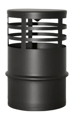 Dinak SW pellets black, horizontale deflector, type 151, 80 mm | Zolang de voorraad strekt