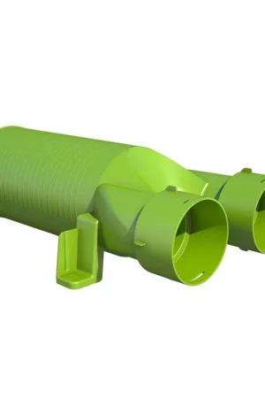 Laatste dagen - Ubbink Air Excellent ventieladapter 180°, type AE34c, incl. 1 afdekkap, groen, Ø 125 mm
