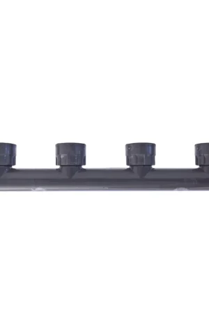 Aanbieding loopt bijna af | Rain waterverdeler met o-ring, pvc, 4 aftakkingen, 1x buitendraad / 5x binnendraad, 12 bar, 1"
