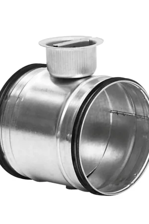 Nog maar een paar beschikbaar - Spiraliet regelklep, met epdm ring en klepbandring, 2x verjongd spie, 160 mm