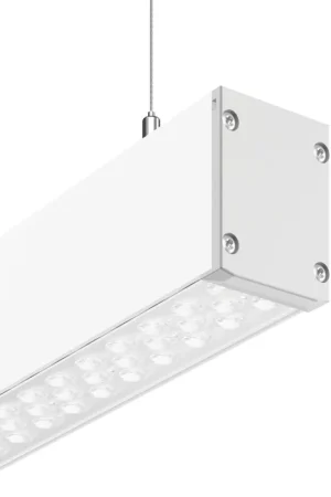Rechtstreeks uit de fabriek - RZB led pendelarmatuur, LINEDO, 31 W, 3000 K, aluminium, aan / uit