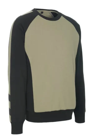 Nog enkele stuks | Mascot Witten sweater, licht khaki/zwart, maat XS