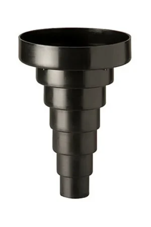 Ubbink verloopstuk, voor ventilatie, kunststof, zwart, 110 - 32 mm - Bestel vandaag