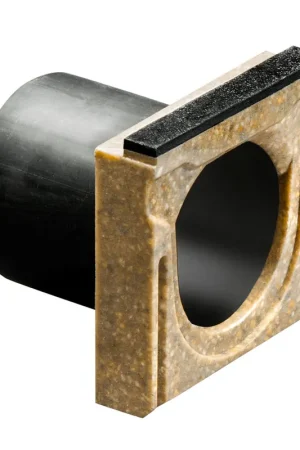 Anrin eindstuk met uitloop, type KF-100, polymeerbeton, gietijzer rand, 14,4 x 15 cm, 110 mm - Profiteer nu