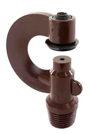 Nieuw gelanceerd | VDL boogsproeier, nylon, bruin, 3/8" WW, 104 l/uur