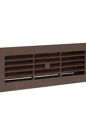 Nedco rooster voor rechthoekige ventilatiekanalen, ps, 204 x 60 mm, bruin - Net gelanceerd