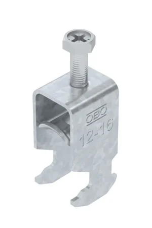 OBO beugelklem 2056, thermisch verzinkt, metalen drukwand, 1-voudig, 12 - 16 mm | Veilig winkelen