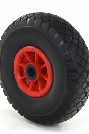 Fabrieksprijs | TENTE wiel, foamband met blokprofiel, anti lek, 260 mm, type PNR260x85-Ø20 HL74, zwart