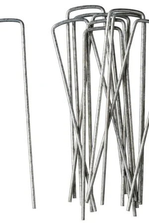 Bestel nu | Gronddoekpennen, metaal, 140 x 30 x 3 mm, set à 10 stuks