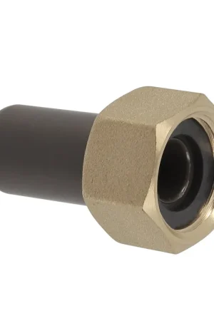 System‘O 2-delige koppeling, cpvc, uitw.x inw.lijm x messing wartel en epdm pakking, 20/16 mm x ¾" - Extra korting