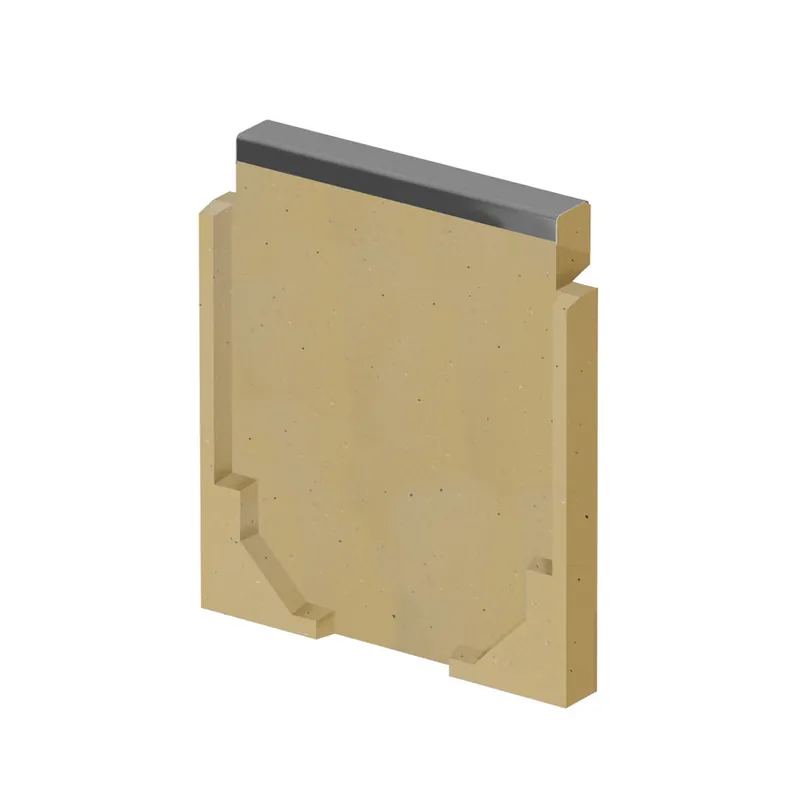 Expreslevering - ACO eindstuk, type MultiDrain MD100, polymeerbeton, 13,5 x 15 cm