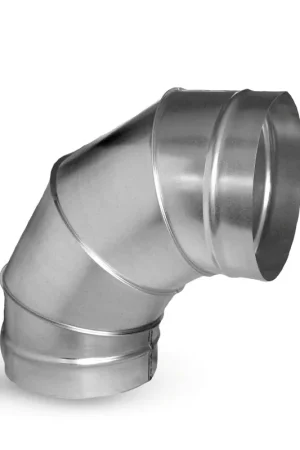 Opruiming | Spiraliet bocht 90°, gesegmenteerd, 2x verjongd spie, 400 mm
