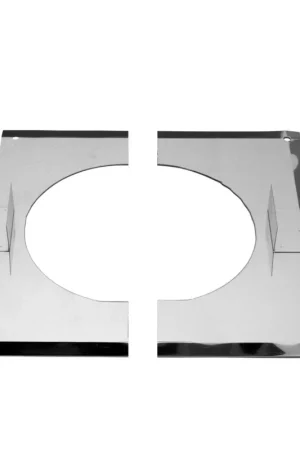 Dinak DW/DW hout, rookgasafvoer afdekplaat 0 - 30°, type 133, 150 mm | Erg populair