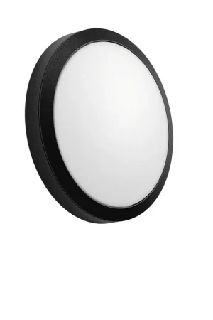 RZB led plafond- /wandarmatuur, opbouw, ROUNDED, 3,5 - 9,5 W, 3000 / 4000 K, antraciet, aan / uit | Korting