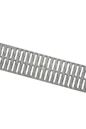 Anrin sleufrooster, type KE-100/KF-100, polyamide, met roosterbevestiging, B125, 50 x 12,3 cm - Bijna uitverkocht