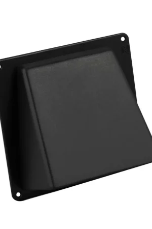 Nedco gevelklep, ps, 150 mm, zwart | Topproduct