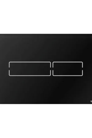 TECElux bedieningspaneel met elektrische spoeler, mini, glas, 2-knops, touch bediening, zwart - Zeer goed beoordeeld