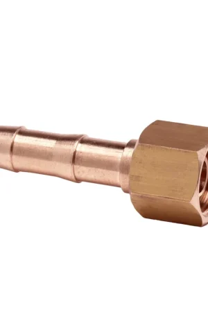 2/3 slangtule, messing, binnendraad x slangtule, 6 mm x 3/8" - Speciale aanbieding