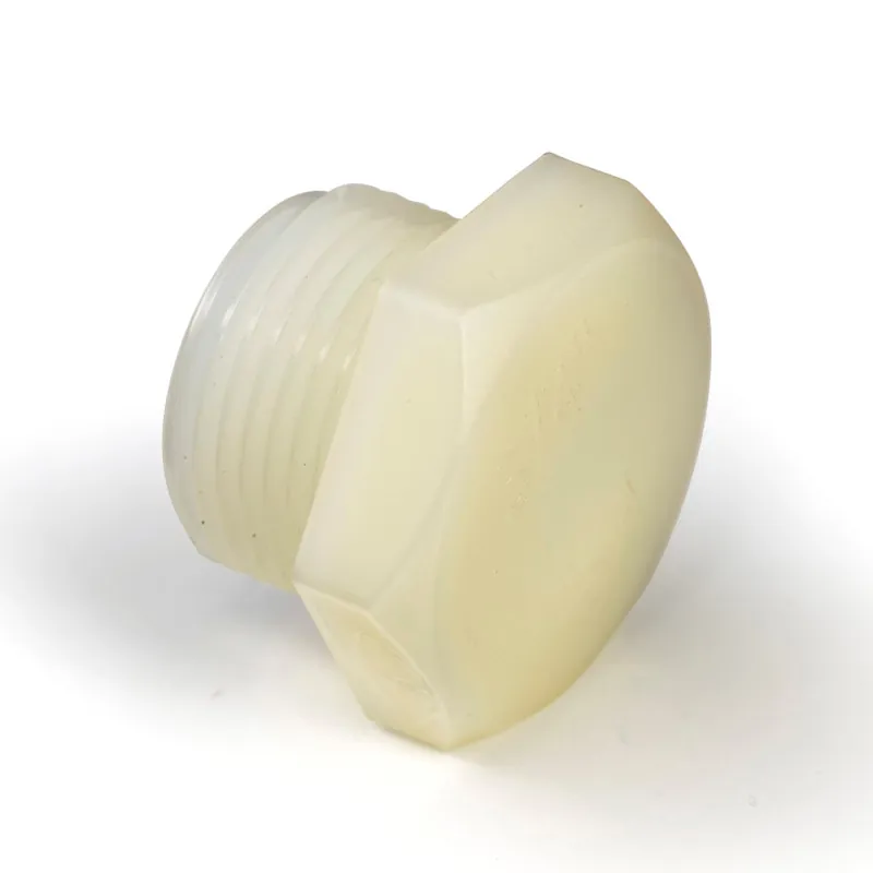 Nieuw | BD eindstop, nylon, 1x buitendraad, 3/8"