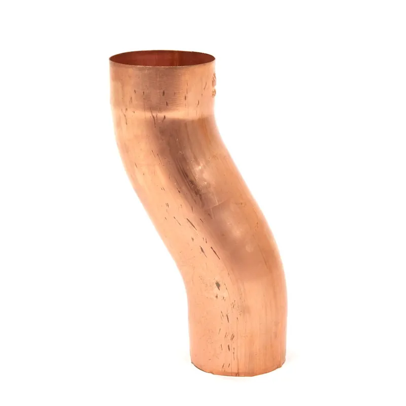 Net toegevoegd - Hwa sprongbocht, roodkoper, 80 mm