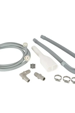 Zolang de voorraad strekt | Nedco verlengset, pvc, 8-delig, grijs