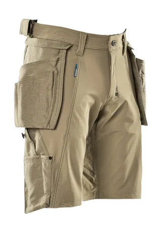 Snelle levering | Mascot Advanced werkbroek, short, licht khaki, maat 46