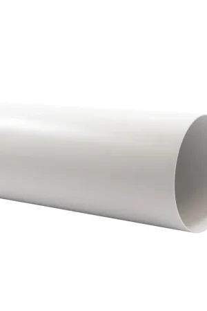 Mis het niet - Nedco ventilatiekanaal voor keukenventilatie, pvc, 2x spie, Ø 150 mm, l = 1000 mm
