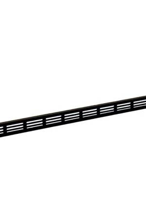 Nedco plintrooster, aluminium, 500 x 30 mm, zwart - Koop vandaag