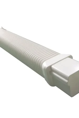 Canalit flexibel leidinggoot pvc, l = 510 mm, 90 x 65 mm, wit | Klaar voor verzending