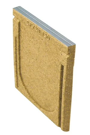 Populair bij klanten - Anrin eindstuk, type KE-200, polymeerbeton, gegalv. rand, 26,4 x 29 cm