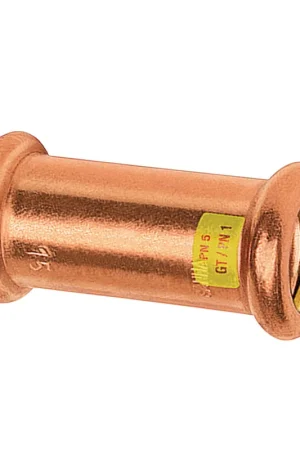 Dagdeal - Sanha Press Gas overschuifkoppeling, koper, 2x pers, 15 mm