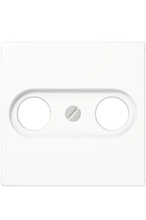 Jung centraalplaat, AS range, voor coax wandcontactdoos, alpin wit - Nieuw product