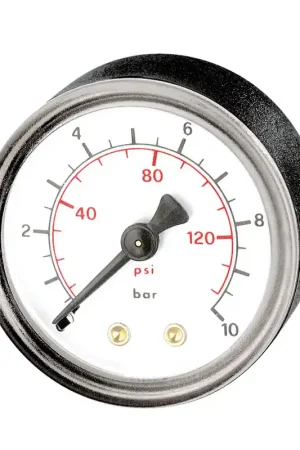 Watts manometer met achteraansluiting, droge uitvoering, type 63-A-¼", 0 - 10 bar - Veilige betaling