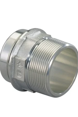 Uponor RS adapter, messing vertind, buitendraad RS3 - 3" | Alleen vandaag