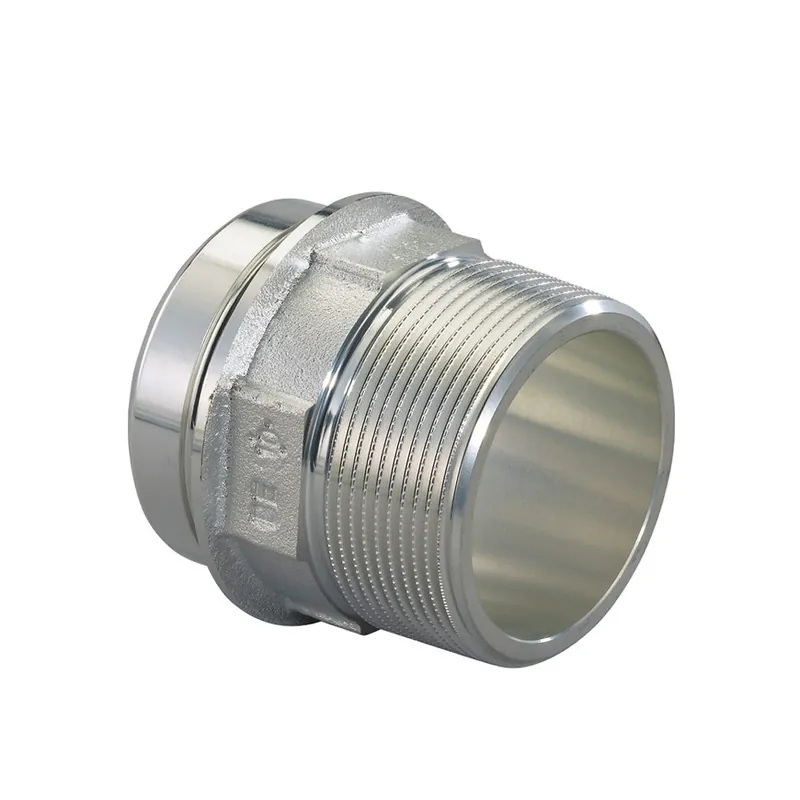 Uponor RS adapter, messing vertind, buitendraad RS3 - 3" | Alleen vandaag