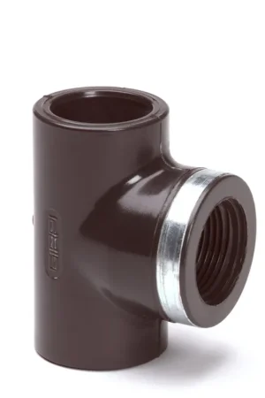 Net binnen - System‘O T-stuk 90°, cpvc, 2x inwendig lijm / 1x binnendraad, 25 x 25 mm x ¾"