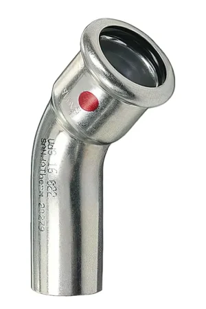 Extra korting | Sanha Therm bocht 45°, staal, spie x pers, 12 mm