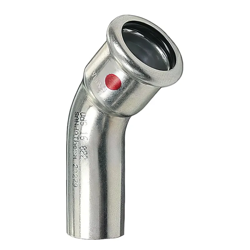 Extra korting | Sanha Therm bocht 45°, staal, spie x pers, 12 mm