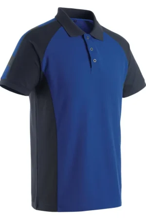 Aanbieding - Mascot Bottrop poloshirt, korte mouwen, korenblauw/donkermarine, maat L