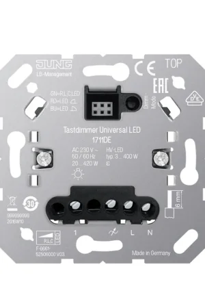 Jung led tastdimmer, universeel, 20 - 420 VA - Premiumkwaliteit