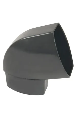 Extra voordeel - Nicoll Techtan Ovation platte hwa bocht 67°, pvc, inw. lijm x verjongd spie, antraciet, 105 x 76mm