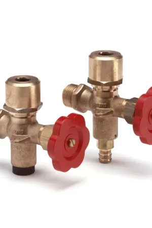 Tuxhorn peilglaskranen set, type 401, 12 mm, set à 2 stuks | Makkelijk bestellen