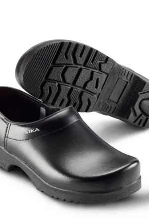 Professionele kwaliteit | Sika 1185 Flexika schoenklompen met flexibele pu zool, zwart, maat 44