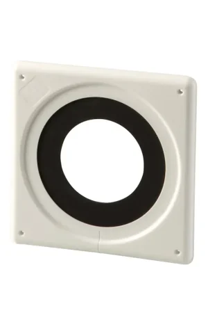 Ubbink doorvoermanchet, luchtdicht, kunststof, wit, 100 - 131 mm, dakhelling 0° | Opruiming