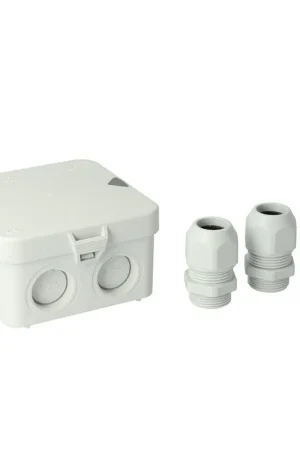 Op voorraad - Attema kabeldoos, AK1, M25, IP65, incl. 3 nylon wartels, 10 - 17 mm