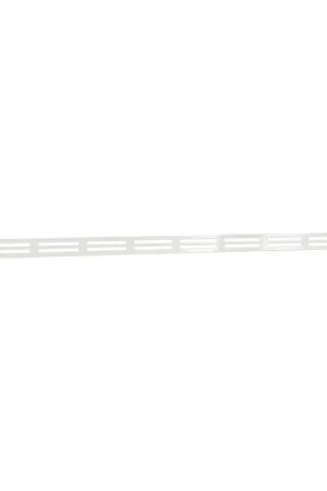 Aanbieding loopt bijna af - Nedco plintrooster, vlak, aluminium, 400 x 20 mm, wit